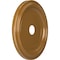 Ekena Millwork PVC Medallion (Canopies up to 13 1/2"), 22"OD x 3 1/2"ID x 1 1/2"P, Metallic Vintage Gold CMP22TRDVG - alternate 4